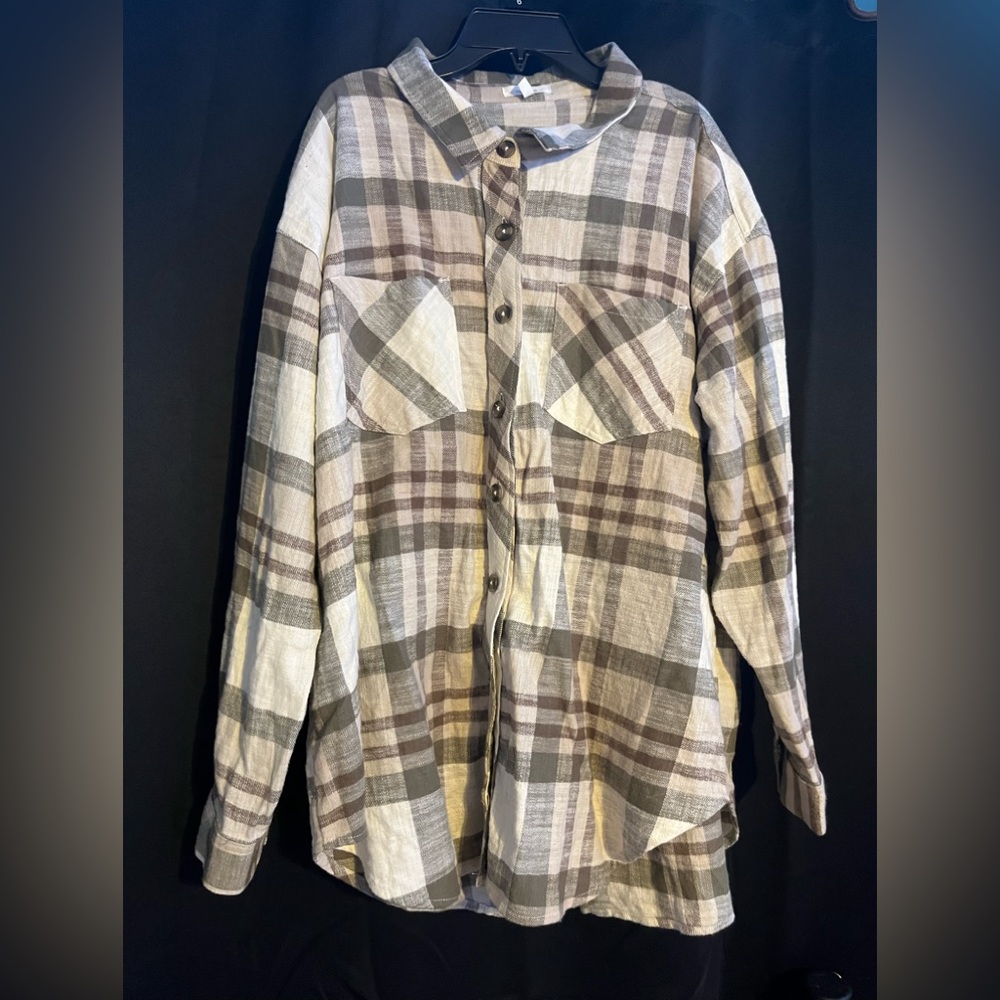 Green White Flannel Maurice’s